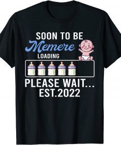 New Grandma , Pregnancy Announcement Soon To Be Memere Classic Shirt