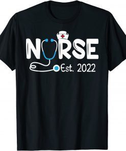 Nurse Est 2022 RN Nursing School Graduation Graduate Classic Shirt