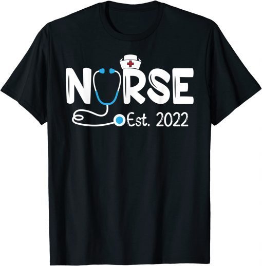 Nurse Est 2022 RN Nursing School Graduation Graduate Classic Shirt