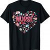 Nurse Heart Nursing RN Life Valentine's Day Gift Shirt