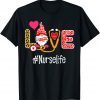 Nurse Valentines Day Valentine ER ICU NICU RN Nurses Classic Shirt