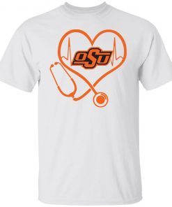 Nurse Love Oklahoma State Cowboys Heartbeat Classic shirt