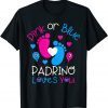 Pink Or Blue Padrino Loves You Baby Gender Reveal Classic Shirt