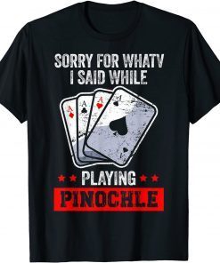 Pinochle Card Game Player T-Shirt