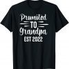 Promoted To Grandpa Est. 2022 Future Grandfather Classic Shirt