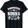 Promoted To Nonna Again 2022 Soon To Be Nonna Again Unisex Shirt