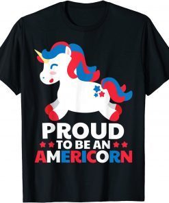 Proud To Be An Americorn Unicorn 4th Of July USA Limited Shirt