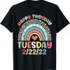 Rainbow Happy Twosday 2-22-22 Tuesday February 22nd 2022 Classic Shirt