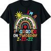 Rainbow I'm A 1st Grader On Twosday 2-22-22 February 22nd T-Shirt
