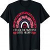 Rainbow Teacher I Teach The Sweetest Hearts Valentines Day Gift Shirt