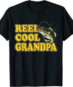 Reel Cool Grandpa, Fishing Fisherman Unisex Shirt