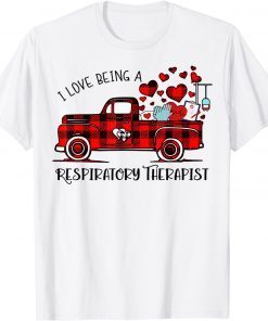 Respiratory Therapist - RT Valentines Buffalo Plaid Truck Unisex Shirt