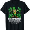 Saint Patrick Day Shenanigator Definition Dab Leprechaun Classic Shirt