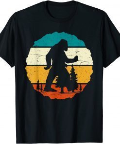 Sasquatch Conspiracy Theory Cryptozoology Retro Bigfoot Gift Shirt