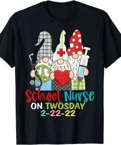 School Nurse On Twosday 2-22-22 February School Nurse Classic T-Shirt