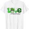 Shamrock Love Medical Assistant St Patricks Day Messy Bun Limited Shirt