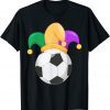 Soccer Mardi Gras Jester Hat Festival Party Lover Limited Shirt