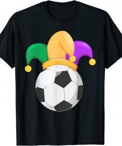 Soccer Mardi Gras Jester Hat Festival Party Lover Limited Shirt