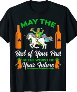 St Patrick's Day Leprechaun Riding On A Unicorn Gift Shirt