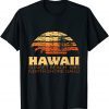 Sunset Beach Oahu Hawaii North Shore Retro Vintage Hawaiian Unisex Shirt