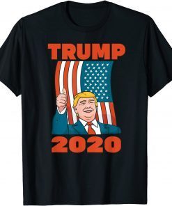 TRUMP 2020 American Flag Vote Election Vintage Classic Shirt