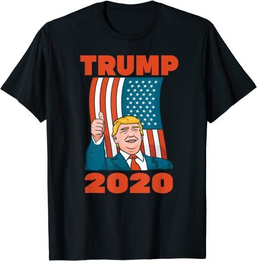 TRUMP 2020 American Flag Vote Election Vintage Classic Shirt