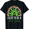 Teacher Rainbow Lucky To Be A Prek Teacher St Patricks Day Unisex Shirt