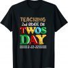 Teaching 2nd Grade On Twosday 2-22-2022 Teacher Leopard Unisex Shirt