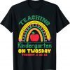 Teaching Kindergarten On Twosday 2-22-22 Teacher Rainbow Gift Shirt
