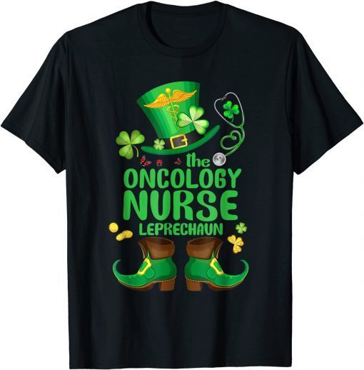 The Oncology Nurse Leprechaun St Patricks Day Gift Shirt