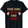 This Girl Love Her Niner Gang Football Cheering Gift Shirt