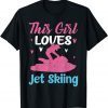 This Girl Loves Jet Skiing Jetski Vintage Water Sports T-Shirt