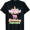 Tia Of The Birthday Princess Happy Unicorn Girl Dreaming Gift Shirt