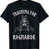 Training For Ragnarok Viking Wolf Norse mythology T-Shirt