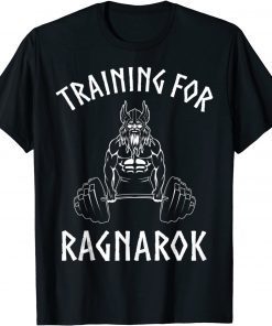 Training For Ragnarok Viking Wolf Norse mythology T-Shirt