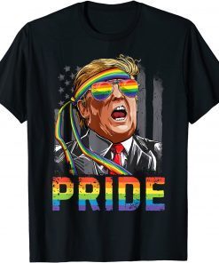 Trump LGBT Gay Pride Flag Sunglasses Lesbian Bisexual Trans Limited Shirt