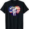 Trump Valentine Heart Usa Flag Gift Shirt