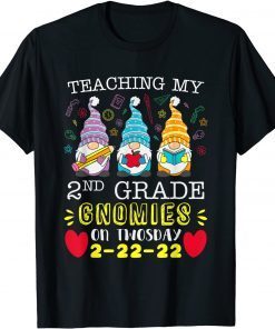 Twosday 2-22-2022 Tuesday February 2nd Grade Gnomie Teachers Classic Shirt