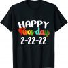 Twosday February 22nd 2022 2-22-22 Math Lover T-Shirt