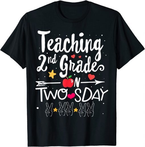 Twosday Tuesday, February 22nd, 2022 Happy 2nd ASL Teacher Unisex Shirt