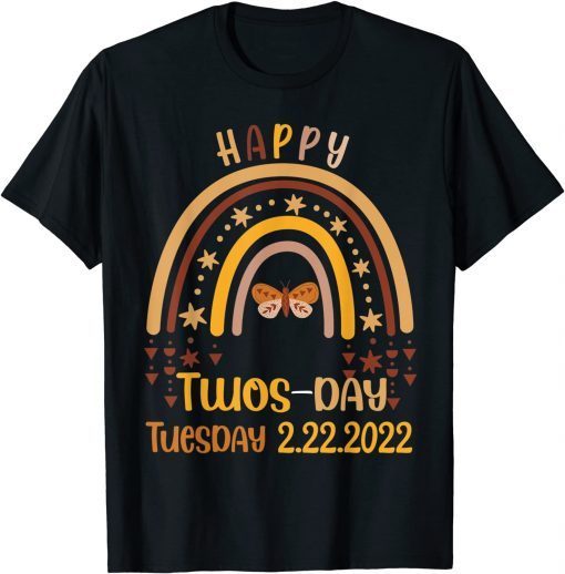 Twosday Tuesday February 22nd 2022 Rainbow Cute Official Shirt