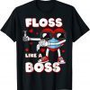 Valentines Day Floss Like A Boss Heart In A Mask Classic Shirt