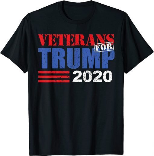 Veterans For Trump 2020 Reelect Donald Trump 2020 Gift Shirt