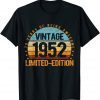 Vintage 1952 Limited Edition 70 Year Old 70th Birthday Unisex T-Shirt