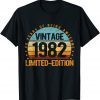 Vintage 1982 Limited Edition 40 Year Old 40th Birthday Classic T-Shirt