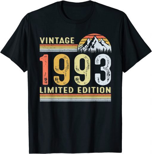 Vintage 1993 Limited Edition 29th Birthday 29 Year Old Limited T-Shirt