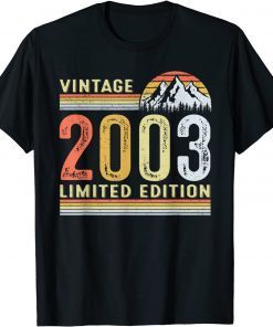 Vintage 2003 Limited Edition 19th Birthday 19 Year Old Limited Shirt