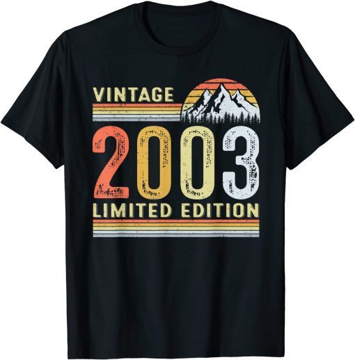 Vintage 2003 Limited Edition 19th Birthday 19 Year Old Limited Shirt