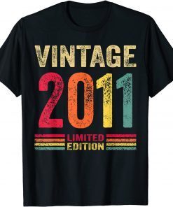 Vintage 2011 Limited Edition 11th Birthday 11 Year Old Classic Shirt