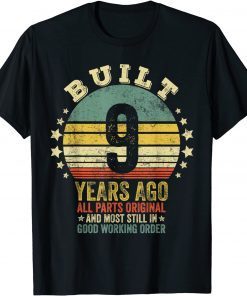 Vintage 2013 Limited Edition 9th Birthday 9 Year Old Unisex Shirt